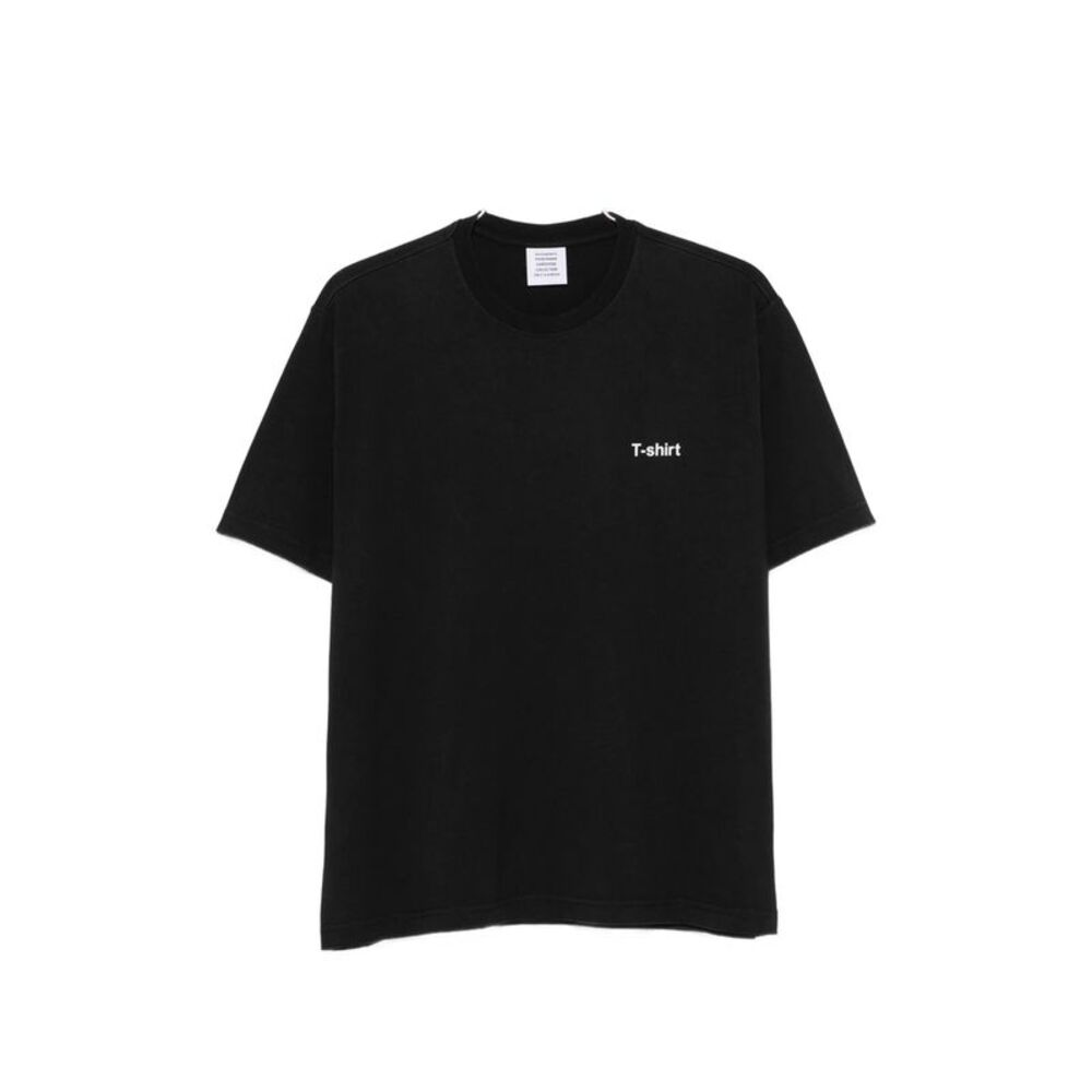 Vetements Black T-Shirts & Vests Men